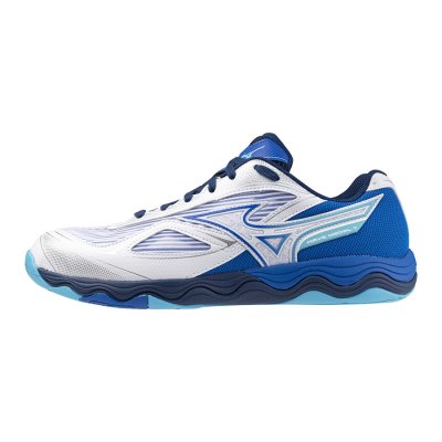 Zapatos Mizuno WAVE Medal 7 Hombre Blancos / Azules Oscuro / Azules - Chile M954ZDEGPM